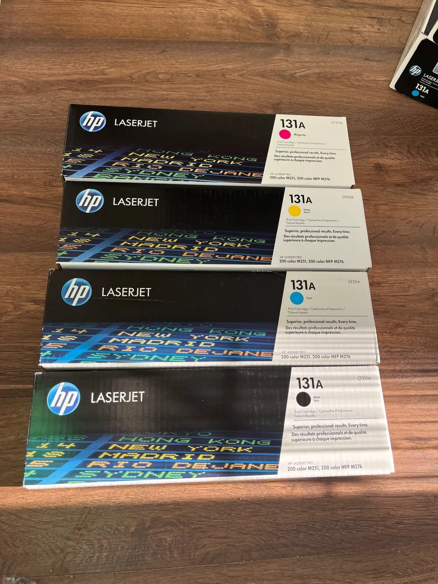 HP 131X / 131A 4 Colour Toner Cartridge Multipack - Image 3