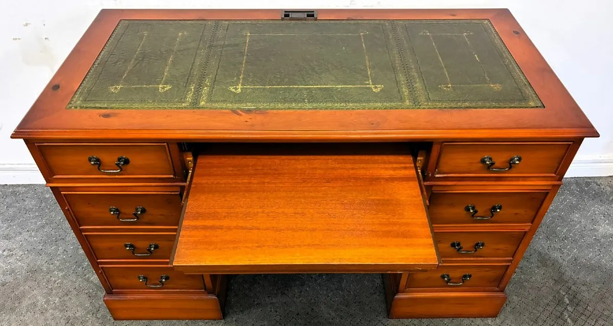 LEATHER TOP DESK - Image 2