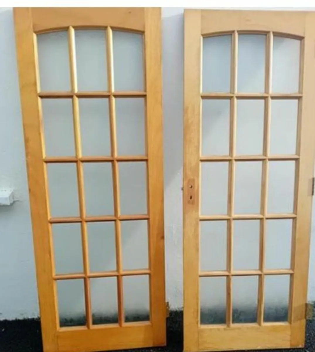 Two solid teak internal doors  Athy, Kildare