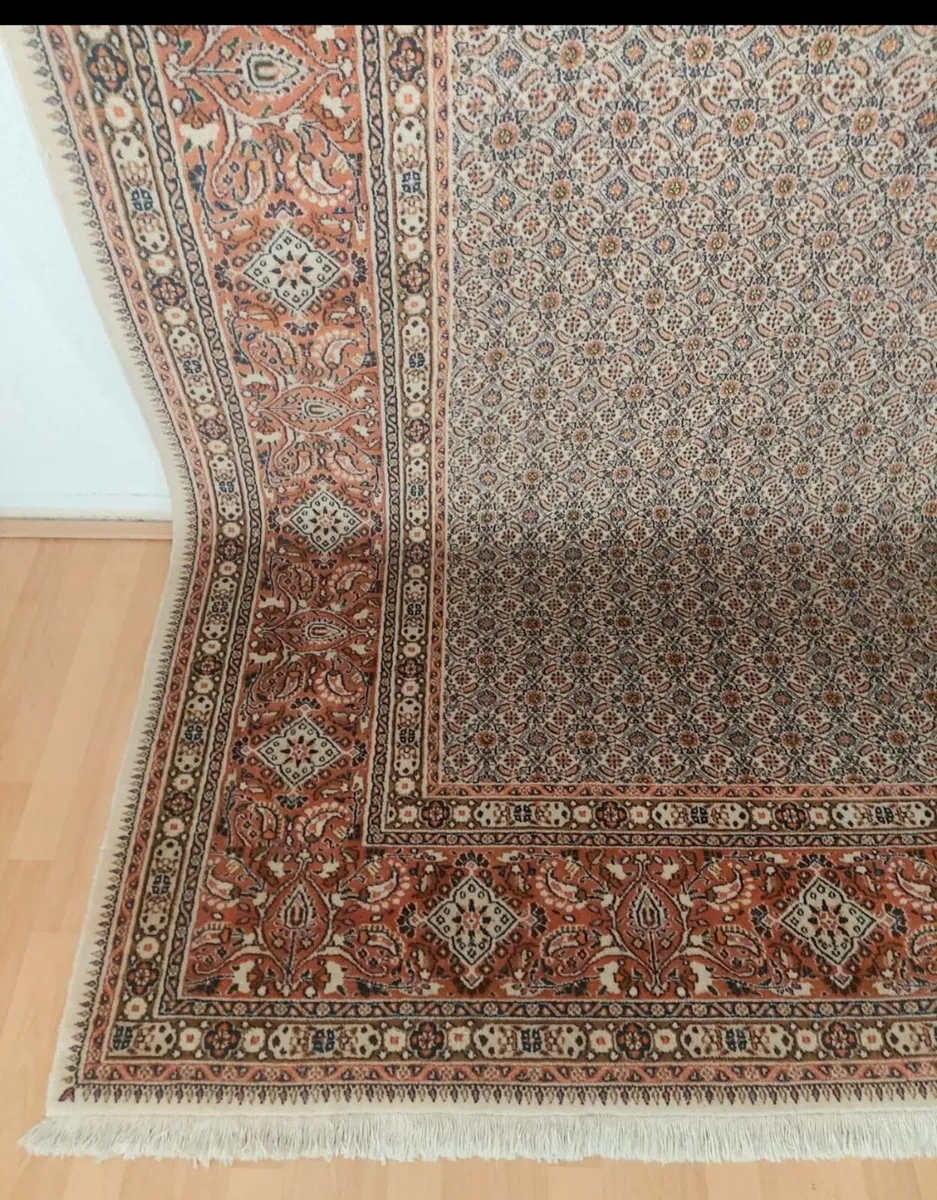 Large  Perser Moud Hand Knotted Rug - Image 2