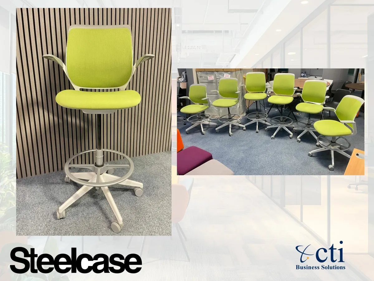 6 X Steelcase Cobi Office Chairs - Grade A - Image 3