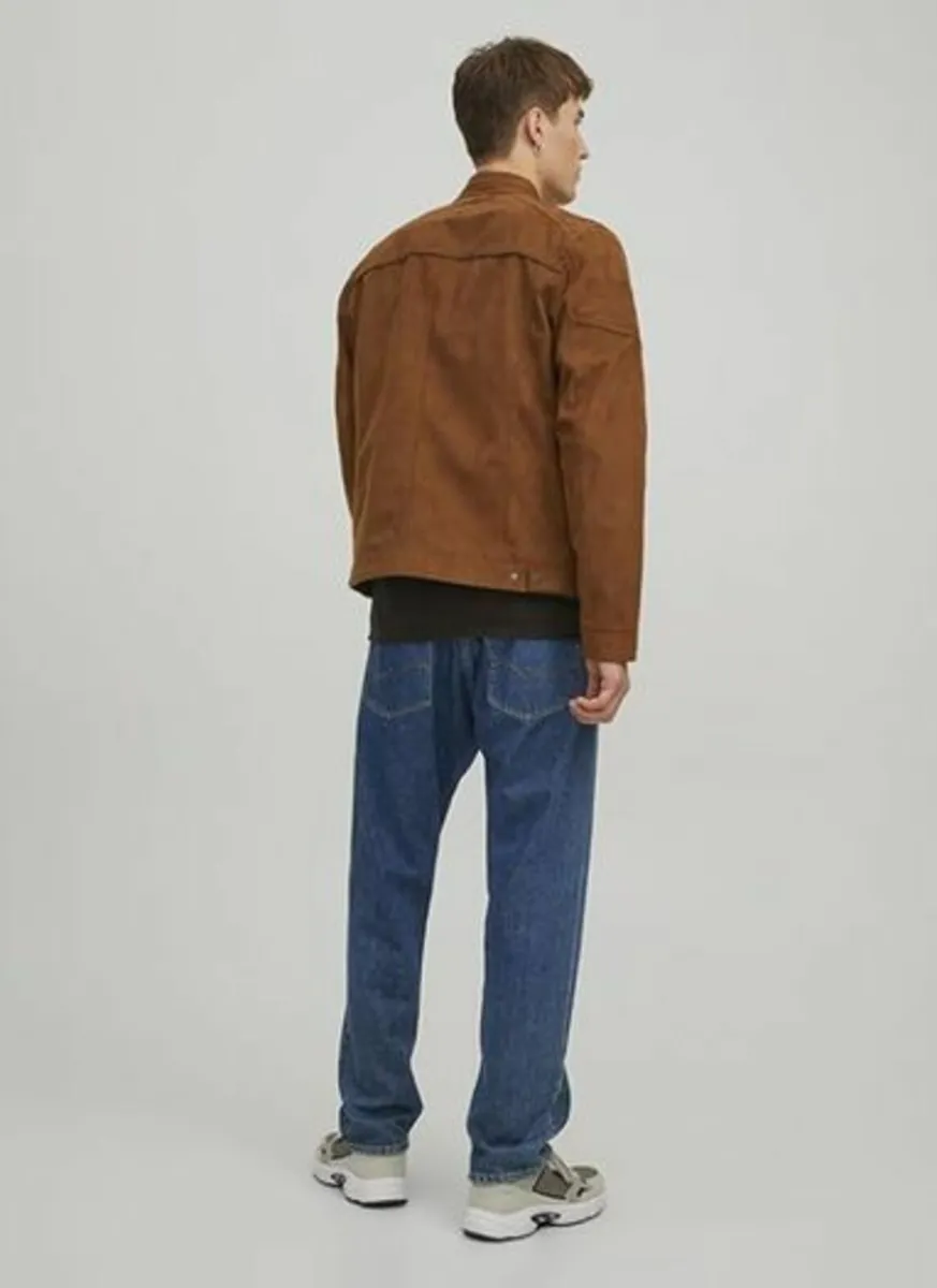 Jack & Jones Suede Mens Jacket L/XL. - Image 4