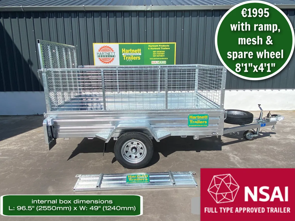 NEW Hartnett Single Axle Trailers for Sale - Image 3