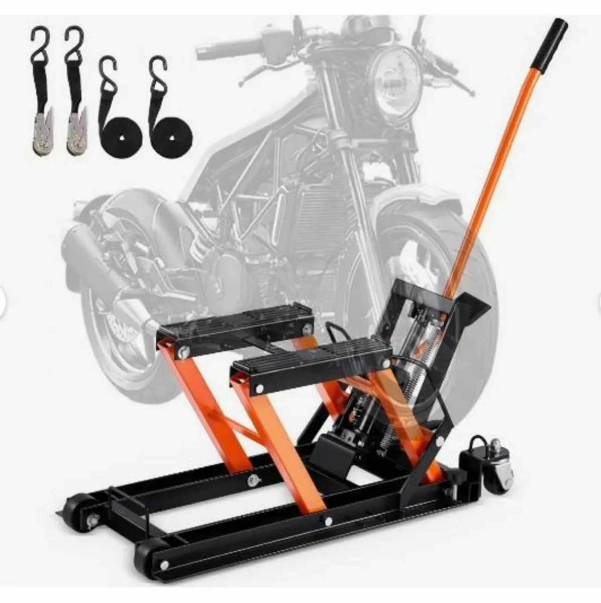 Motorcycle Hydraulic Pump Jack 680.4 kg - Image 1