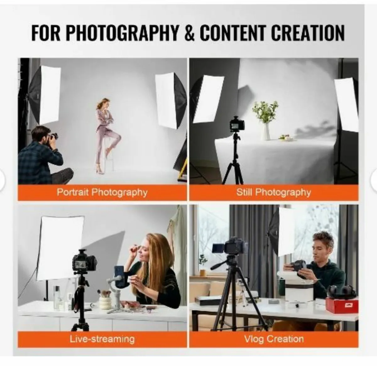 Softbox Lighting Kit 50x70 cm / 20x28 inch - Image 4