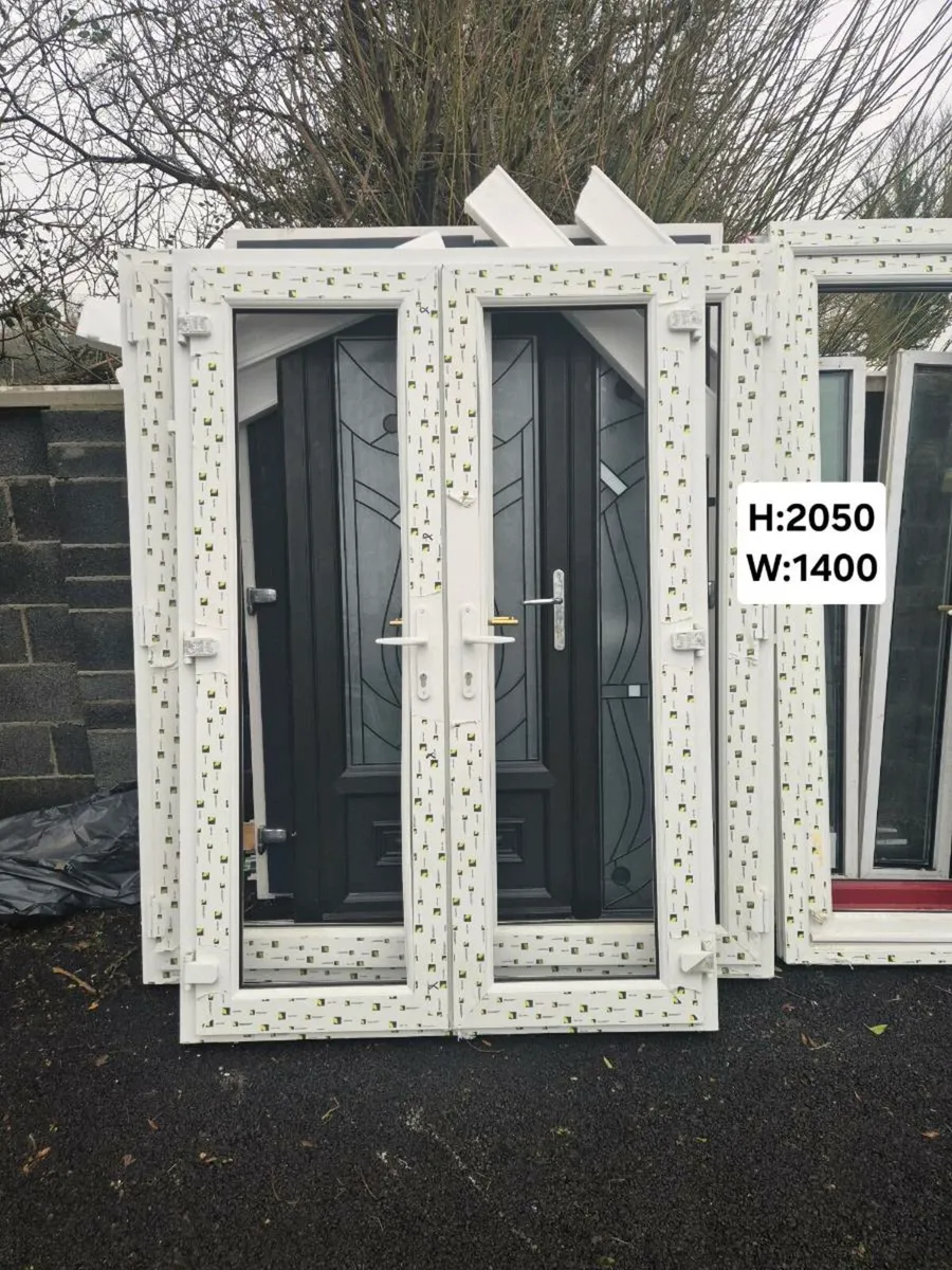 PVC FRENCH DOORS NEW