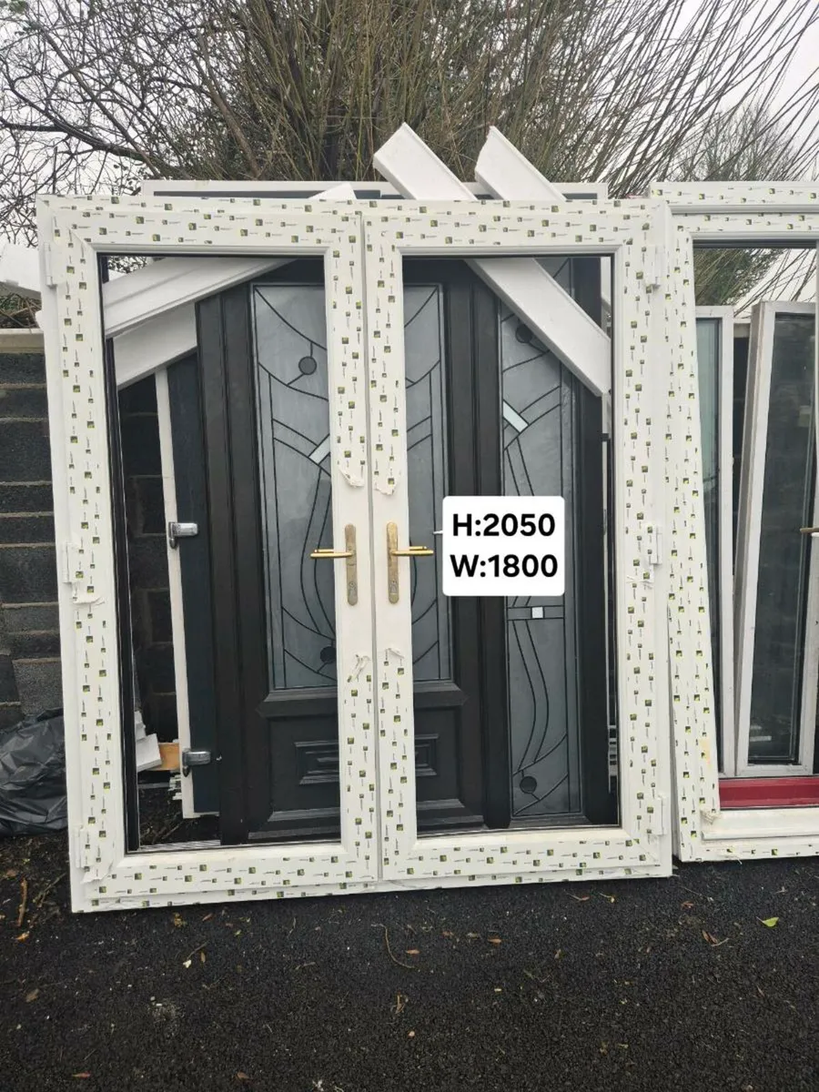PVC FRENCH DOORS NEW