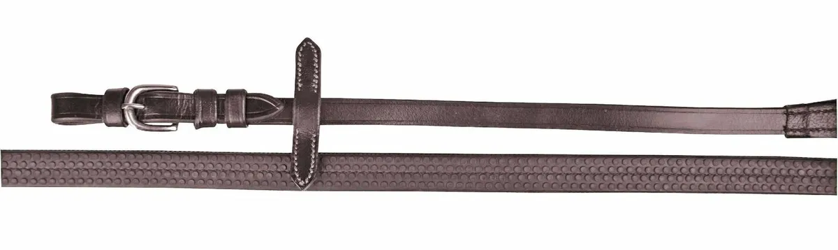 Brand New Leather and Rubber Reins