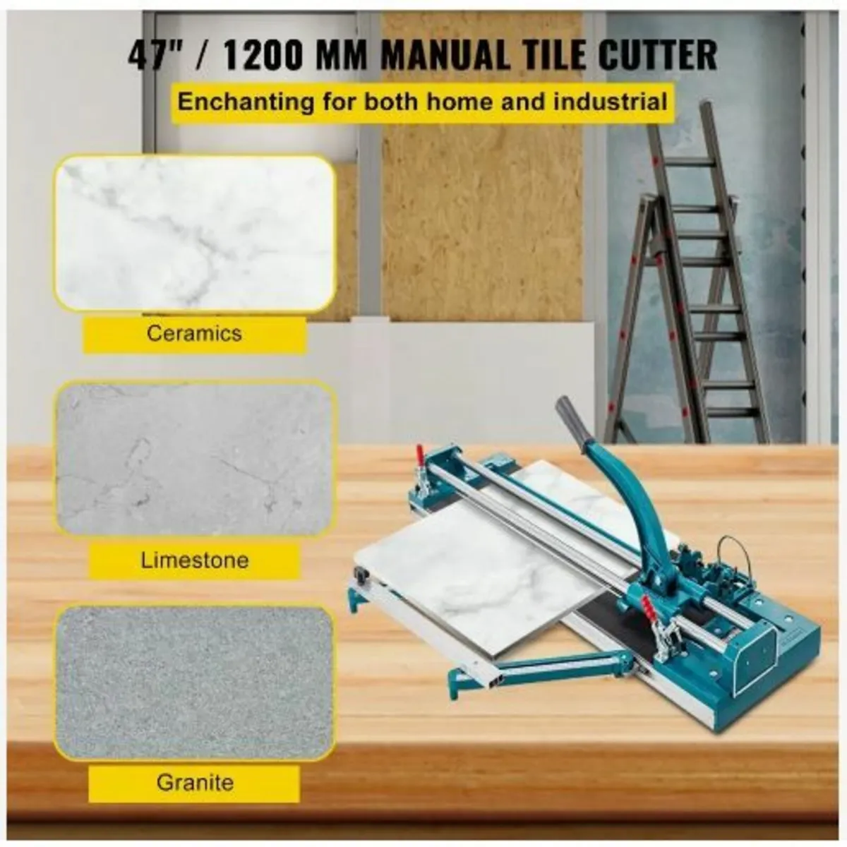 47Inch/1200mm Tile Cutter Double Rail Manual - Image 2