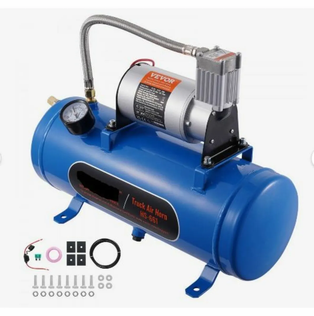 12V Air Compressor with Tank 1.6 Gallon/6 L - Image 1