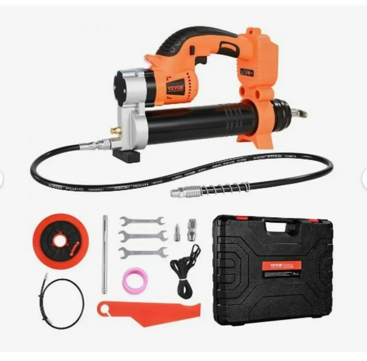 Cordless Grease Gun, 8000 PSI Max Pressure - Image 1