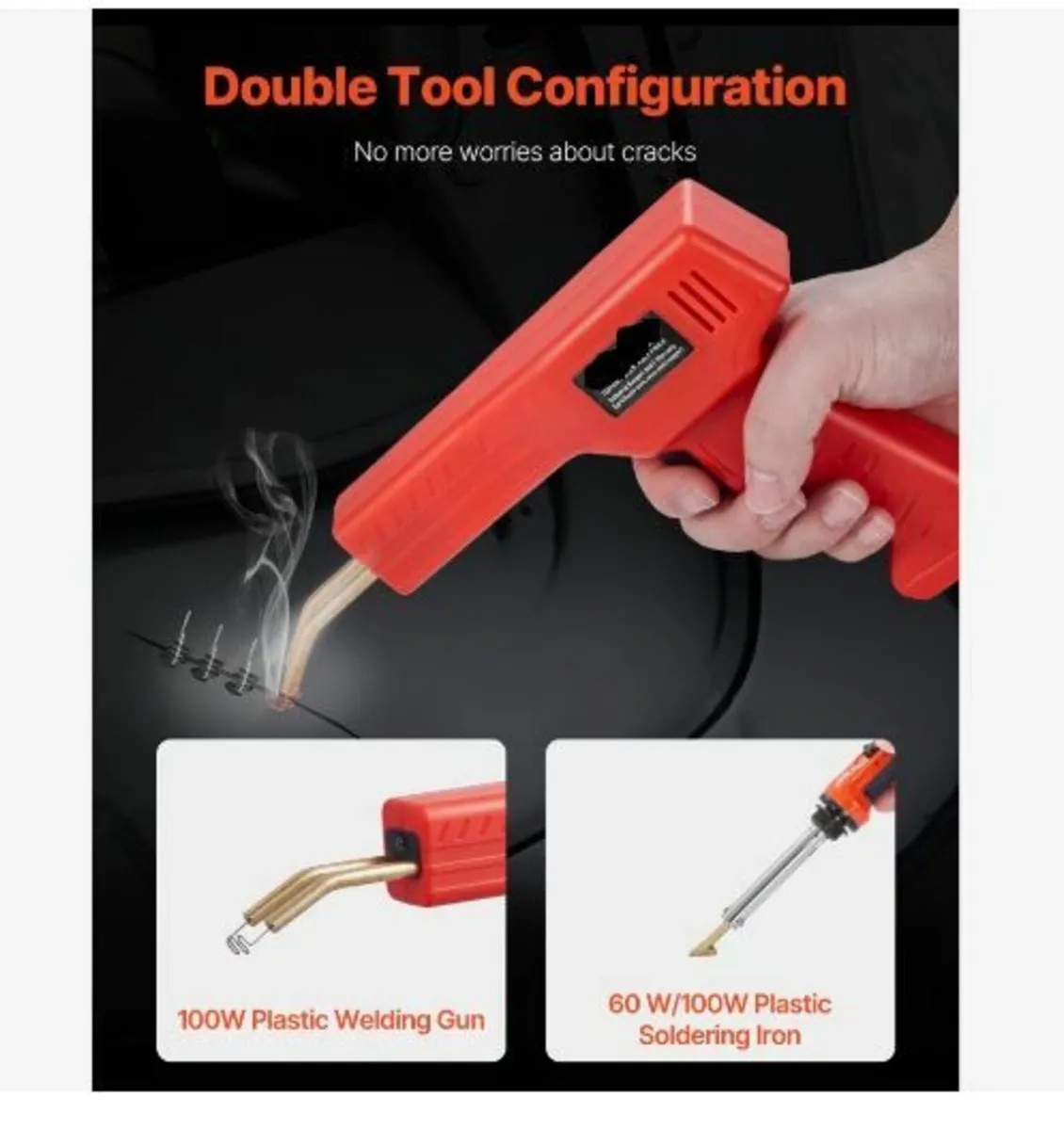 Plastic Welder Kit Deluxe, 100W Plastic Welding - Image 3