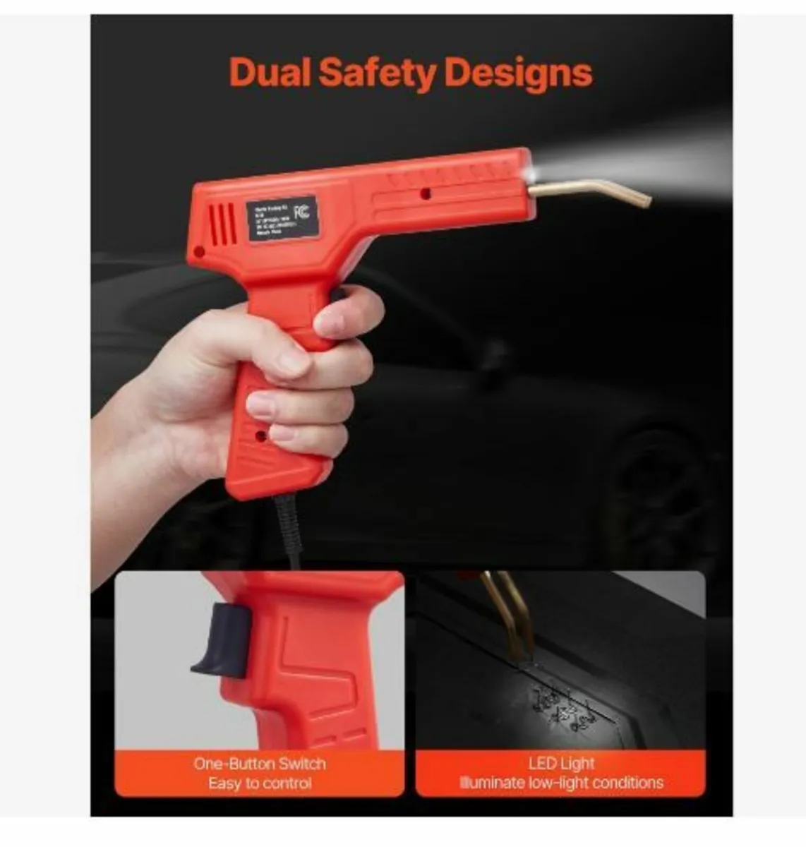 Plastic Welder Kit Deluxe, 100W Plastic Welding - Image 4