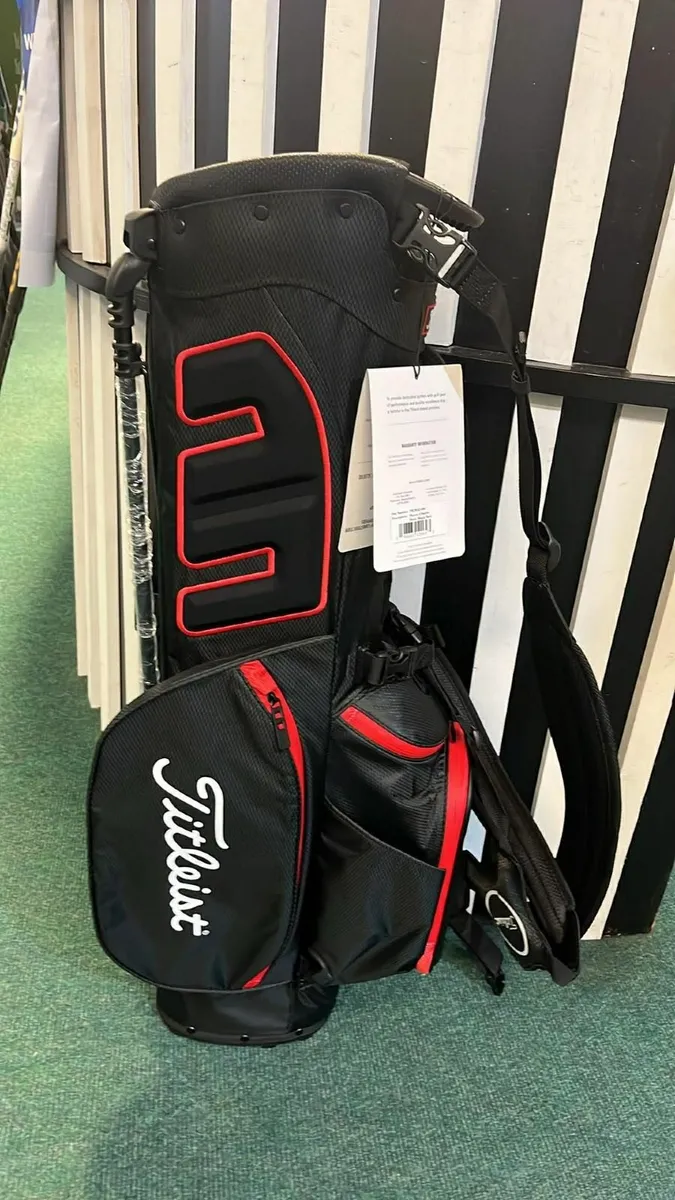 Titleist Players 4 StaDry Black/Red €295 Now €245 - Image 2