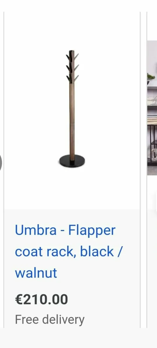 Heavy solid wood office/hall coat stand - Image 4