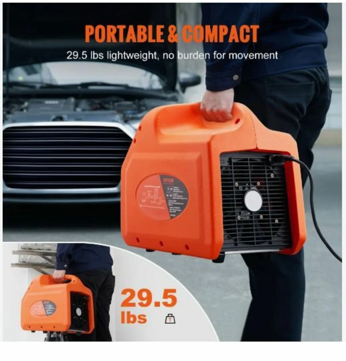 Portable 3/4 HP Refrigerant Recovery Machine - Image 3