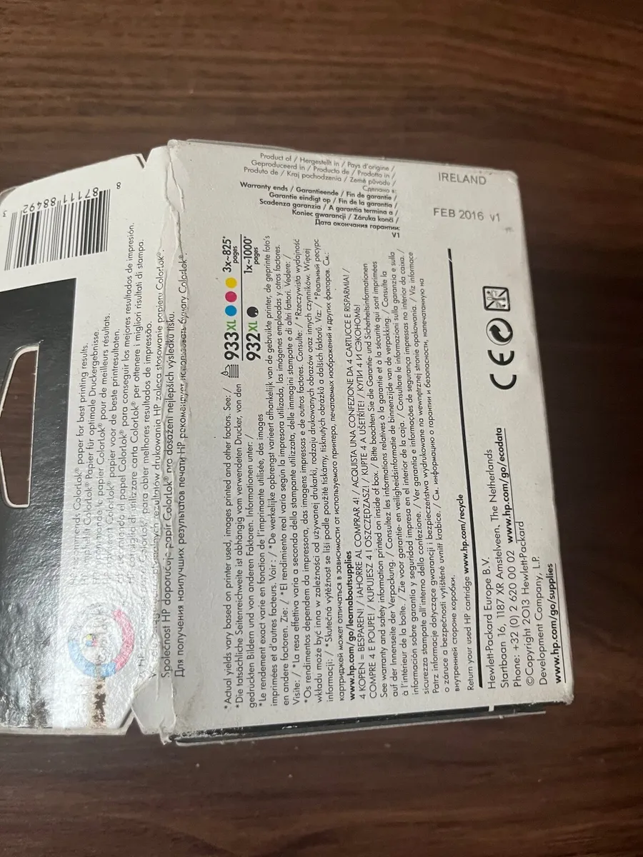HP 932/933 Multipack - Full Set of 4 Ink Cartridge - Image 2
