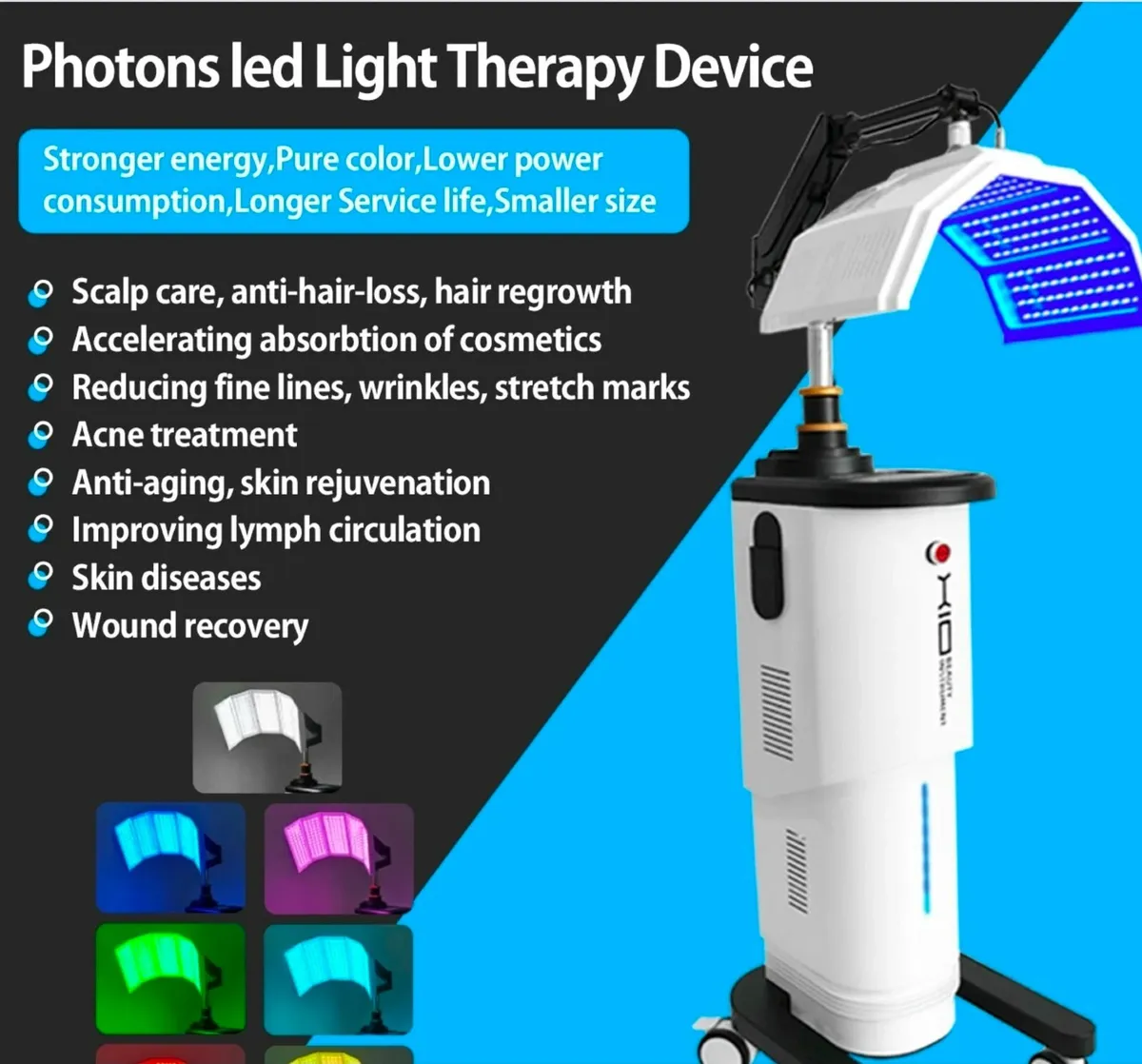 7-Colour LED Photon Light Therapy Mask - Image 1