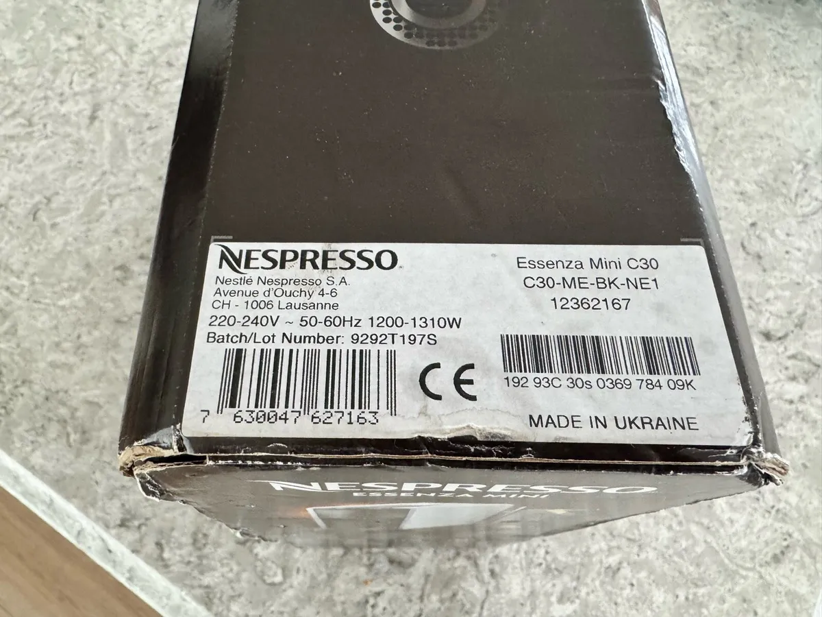 Nespresso Essenza Mini Coffee Machine - brand new - Image 2