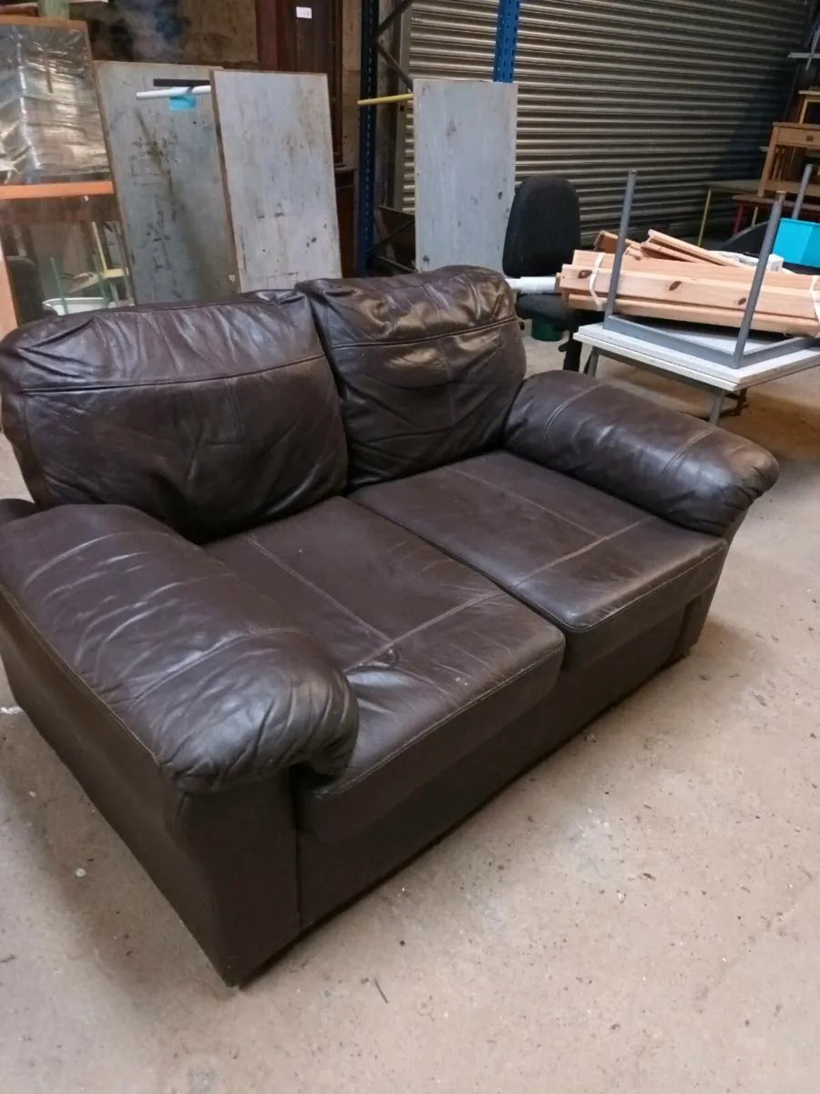 Leather Sofa - Image 2