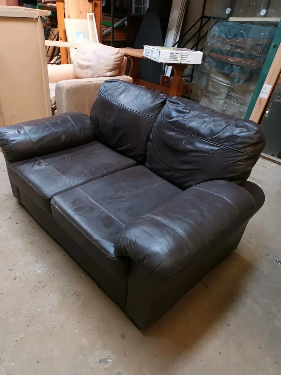 Leather Sofa - Image 3