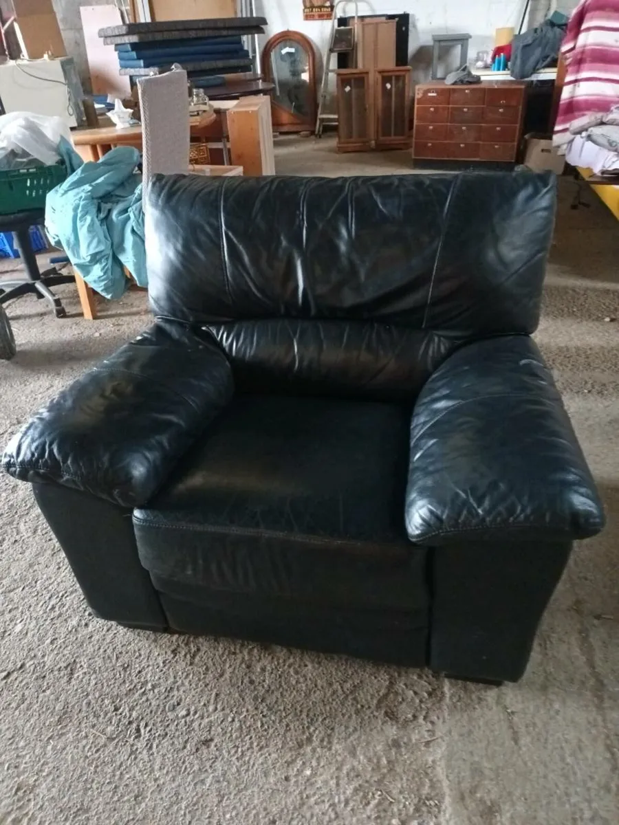 Leather Armchair - Image 1
