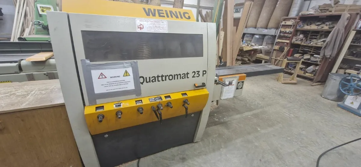 2001 Weinig Quattromat 23P Planer Moulder - Image 2