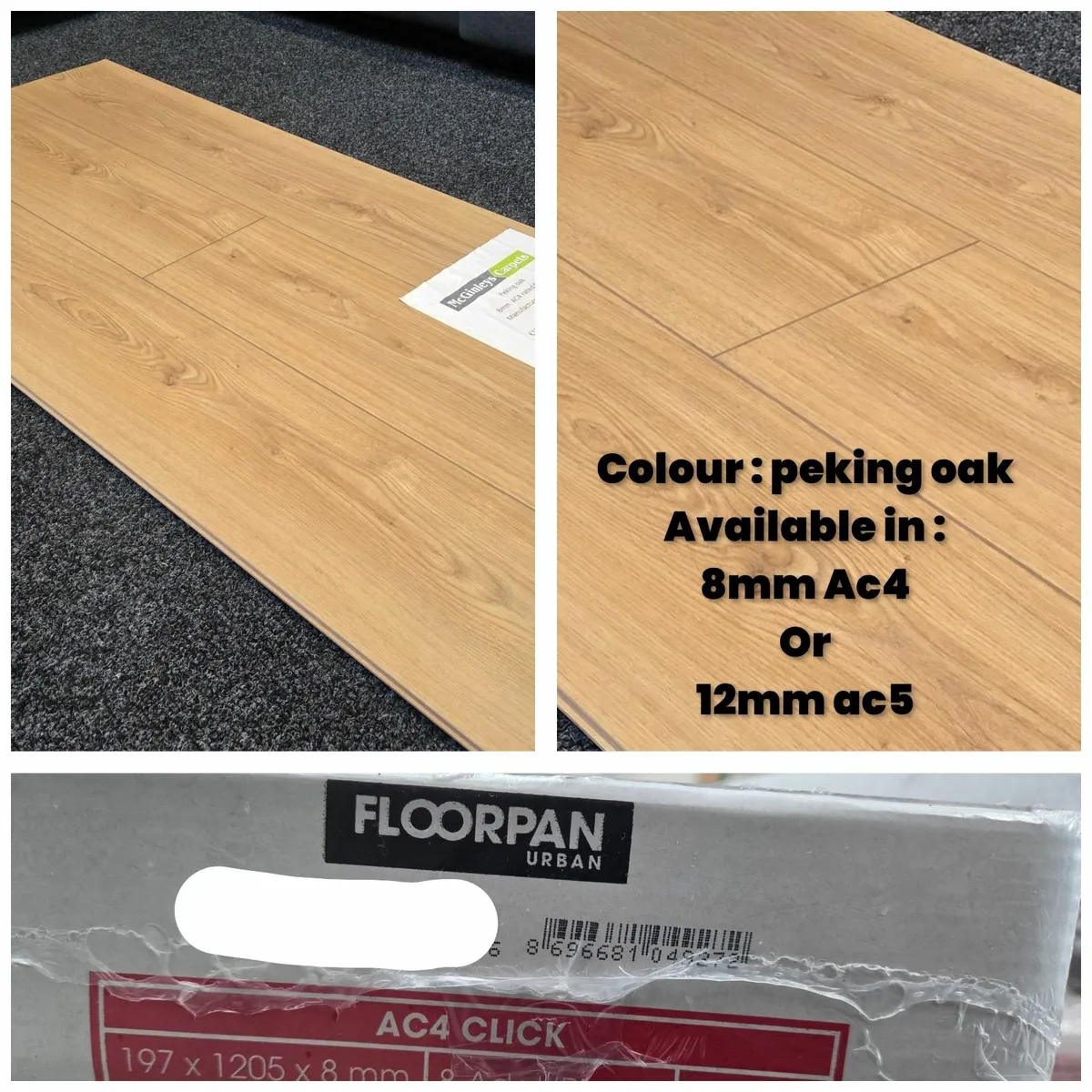 12mm laminated click flooring - warehouse - Image 4