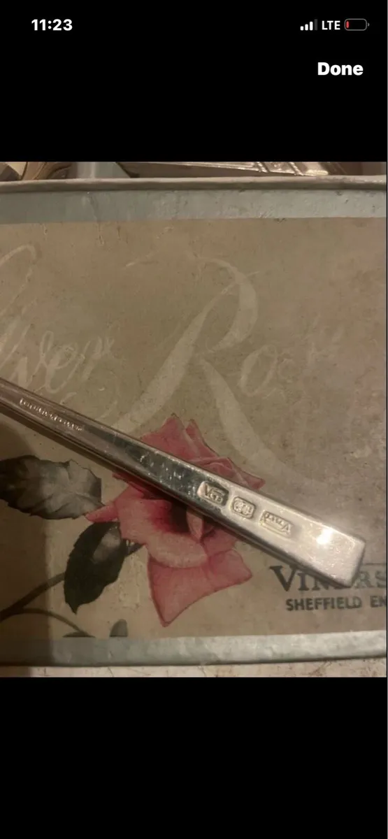 Antique viners coffee spoons - Image 2