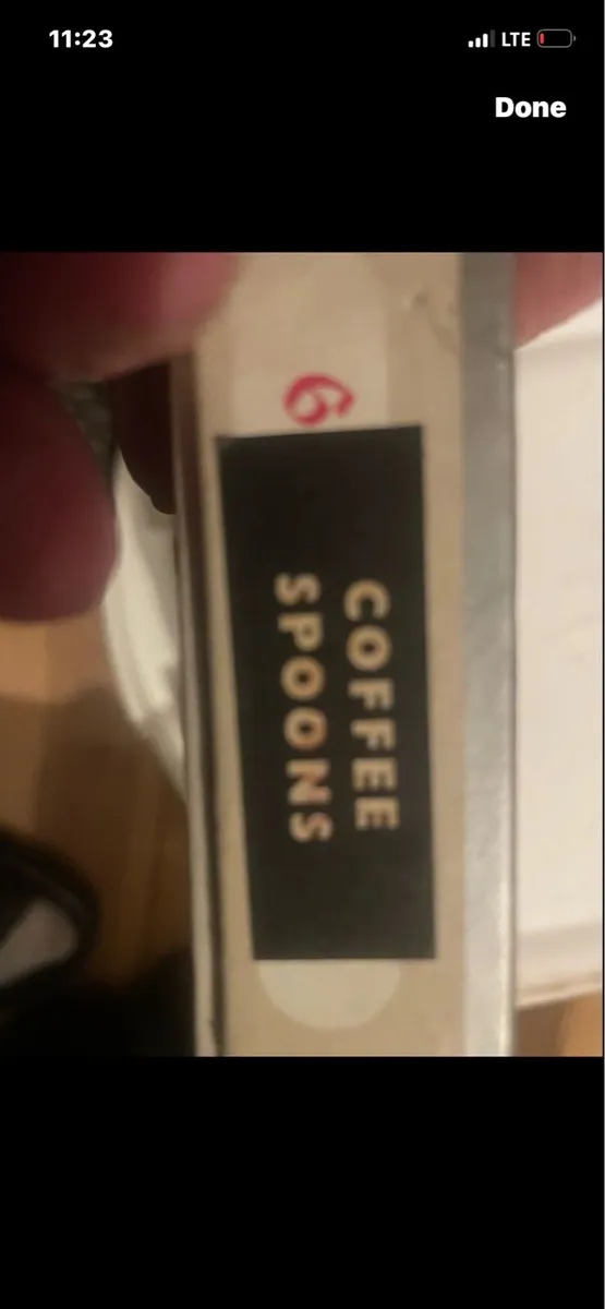 Antique viners coffee spoons - Image 3