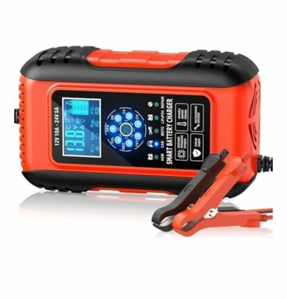 Car Battery Charger 12/24V, 10A. - Image 1