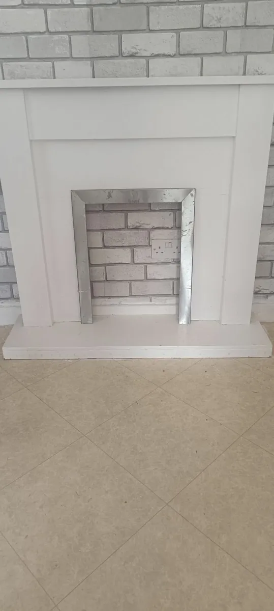 Timber fireplace surround
