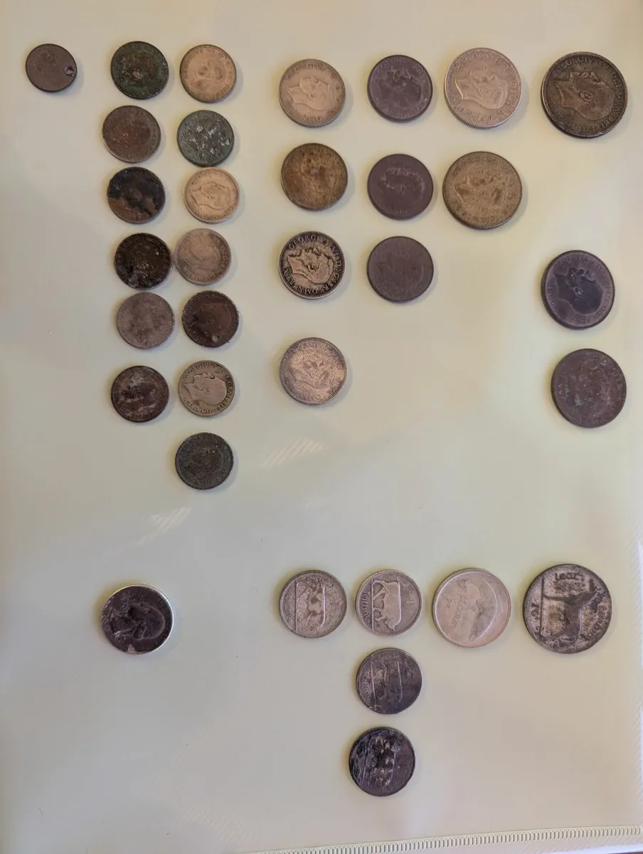 Silver Coins (uncleaned) - Image 2