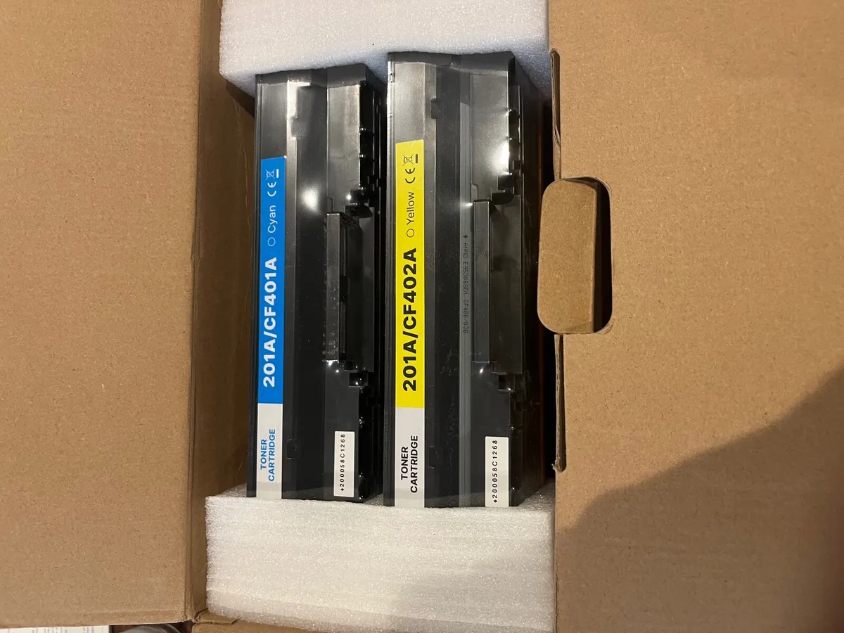 Set of HP 201A Colour Ink Toners - Image 2