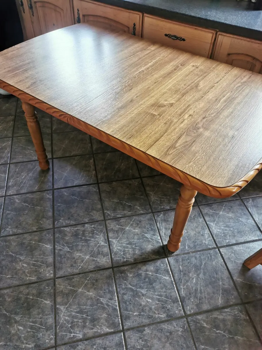 Kitchen table and chairs for sale in Co. Galway for €100 on DoneDeal