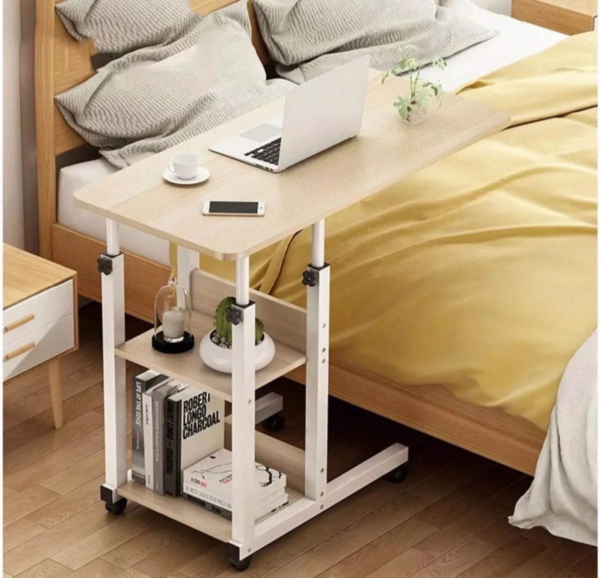 Overbed Table Over Bed Computer Desk NEW - Image 2