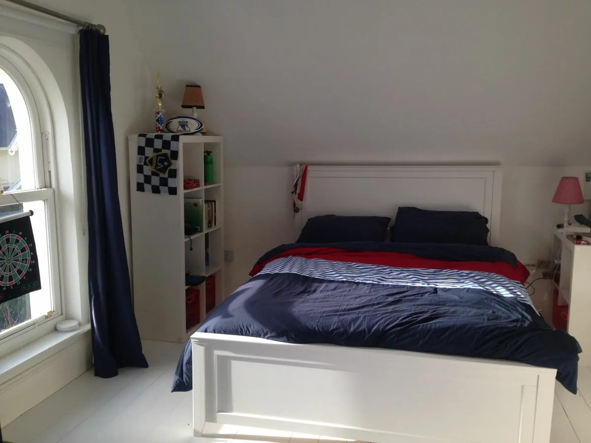 King Bed and mattress - Image 1