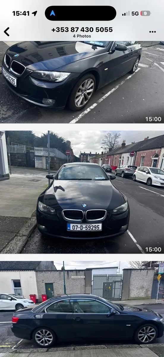 2007 BMW 320ci hard top chariot Nct 1026 tax 10/26 - Image 1