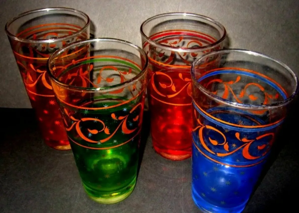 Vintage Harrods 'Marrakesh' Cocktail Glasses - Image 1