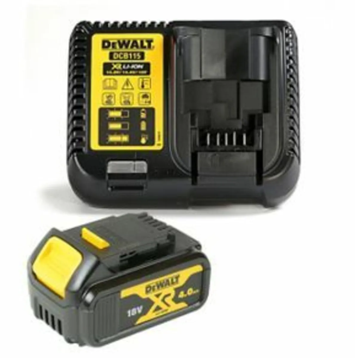 Dewalt 18v Dcb182 4ah Battery & Charger Bundle
