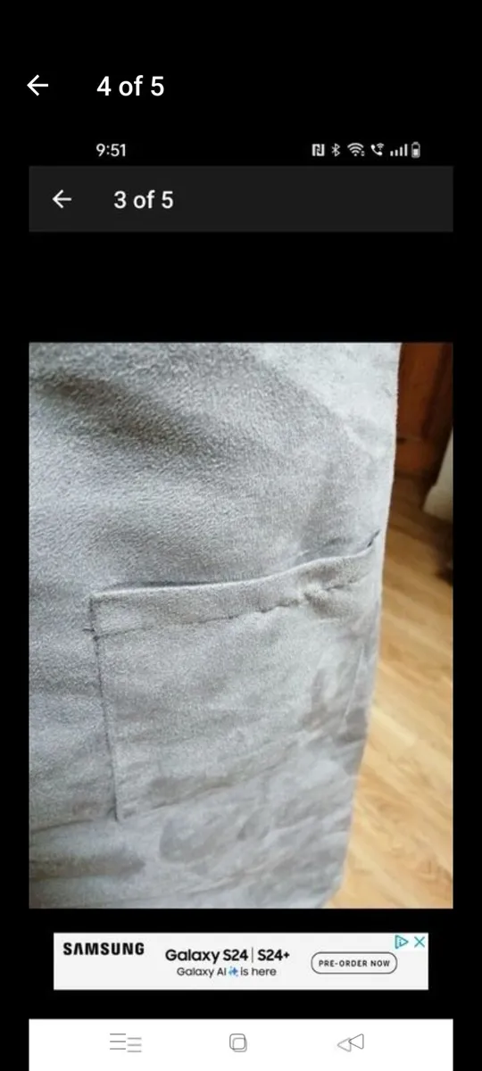 ladies Penny's Grey swade Dress. New with tags. Si - Image 4