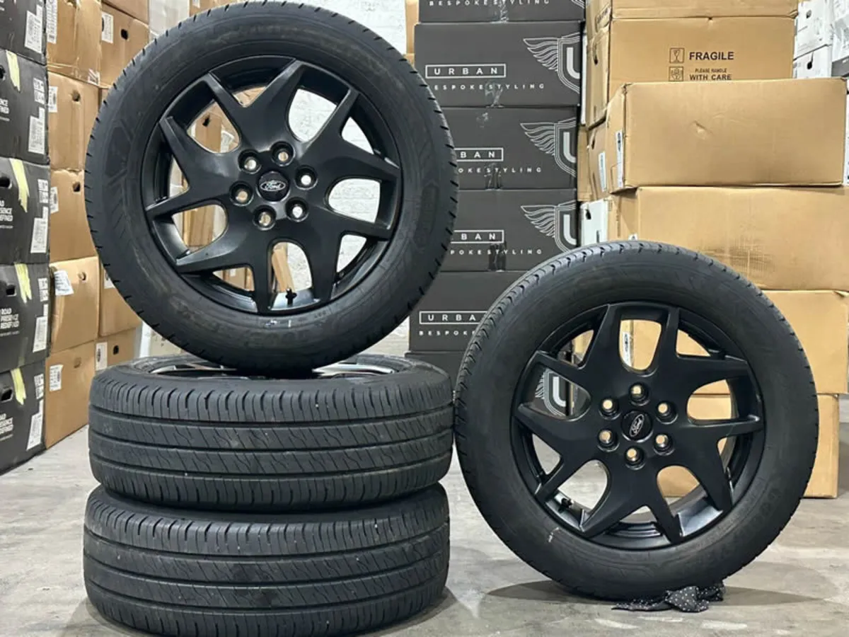 17" Genuine FORD TRANSIT CUSTOM Alloys & TYRES - Image 1