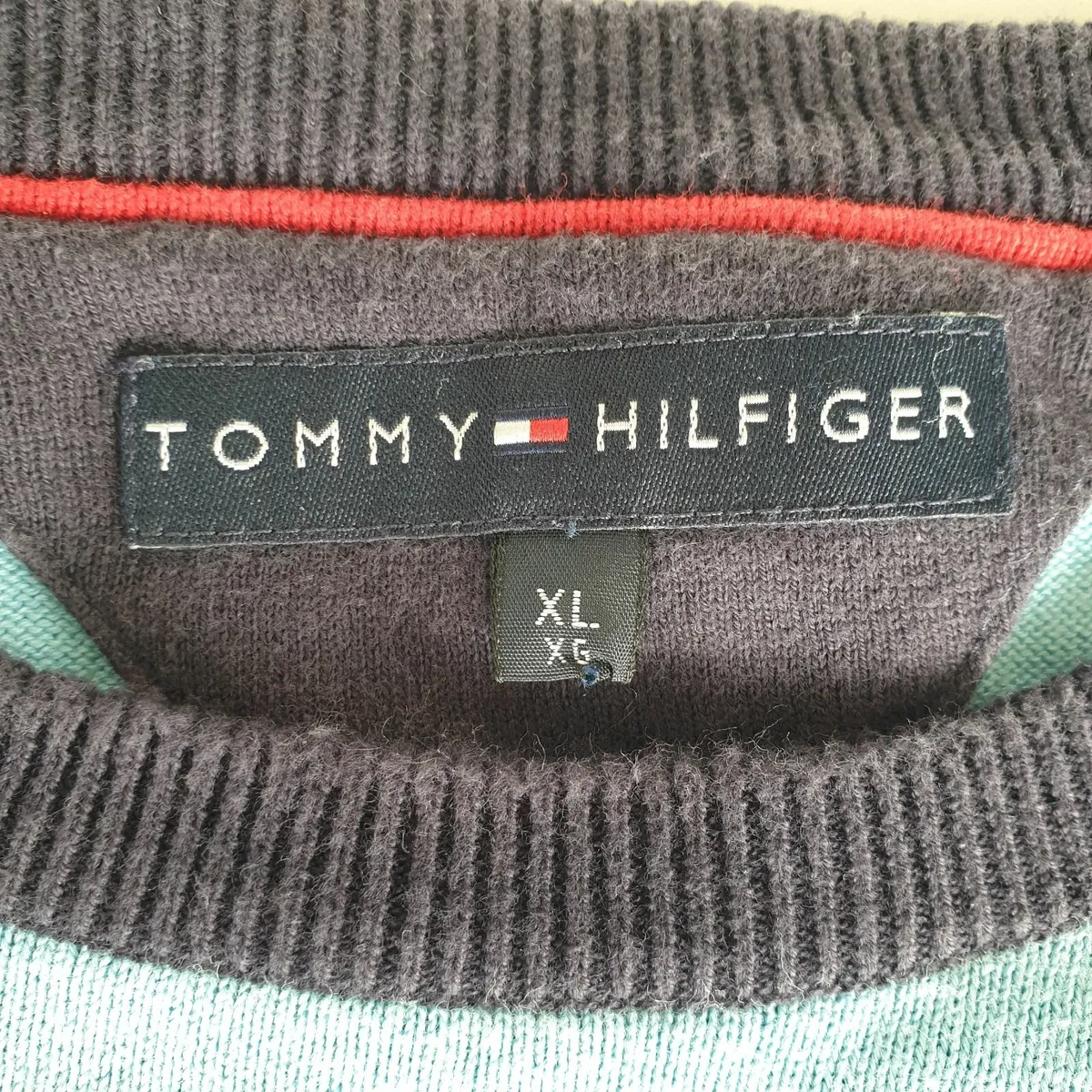 Tommy Hilfiger cotton striped  jumper size XL - Image 4
