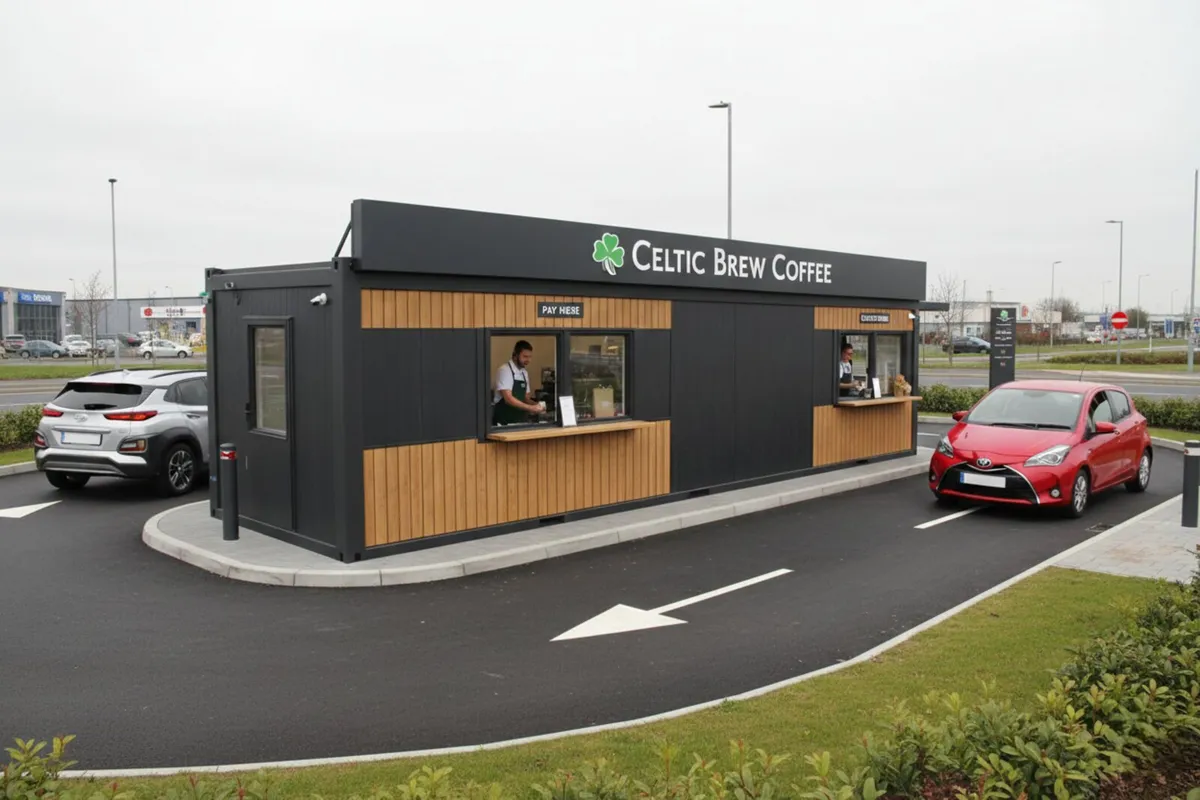 Drive Thru Modular Coffee Unit - Image 1