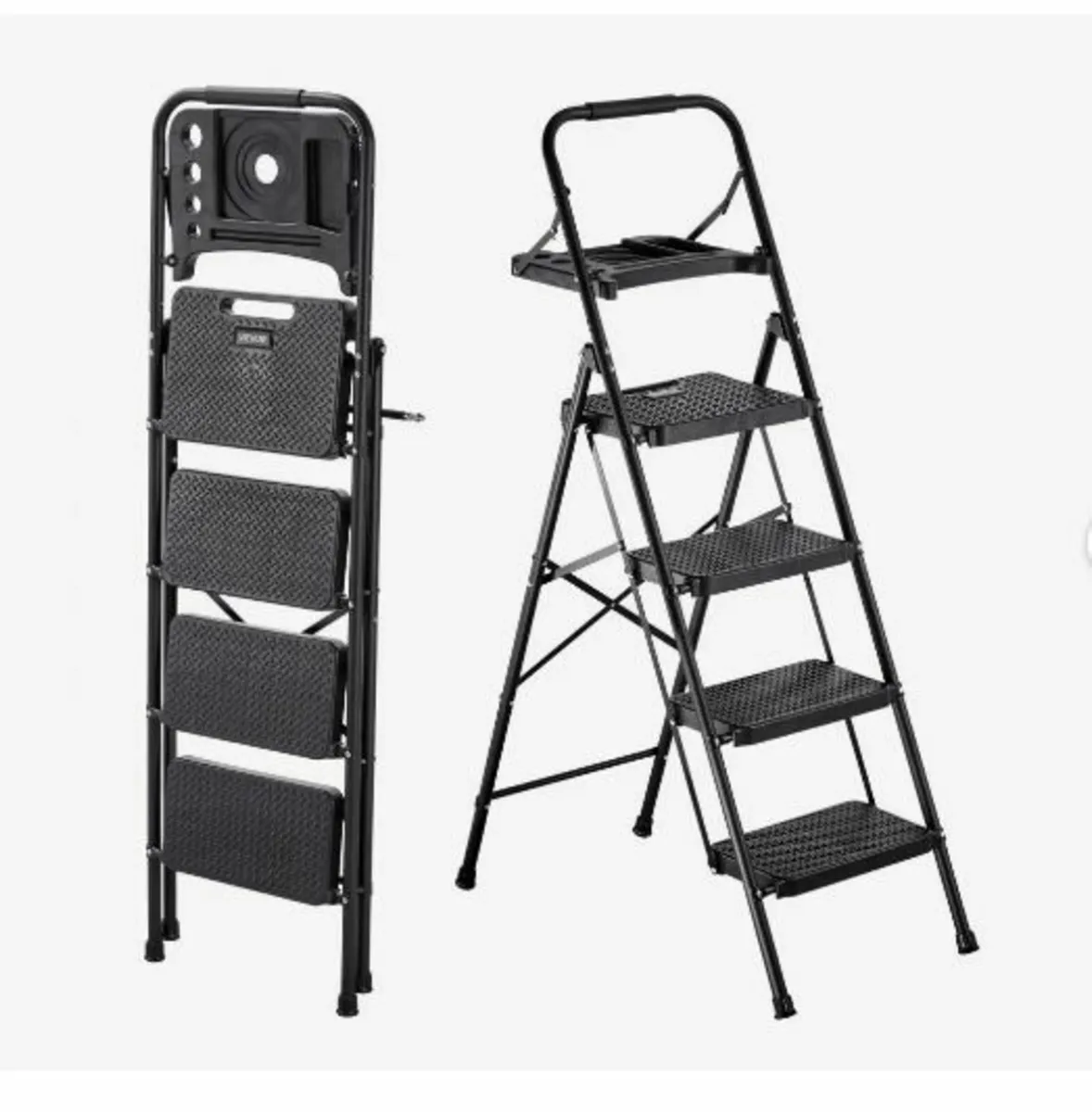 4 Step Ladder, Folding Step Stool - Image 1
