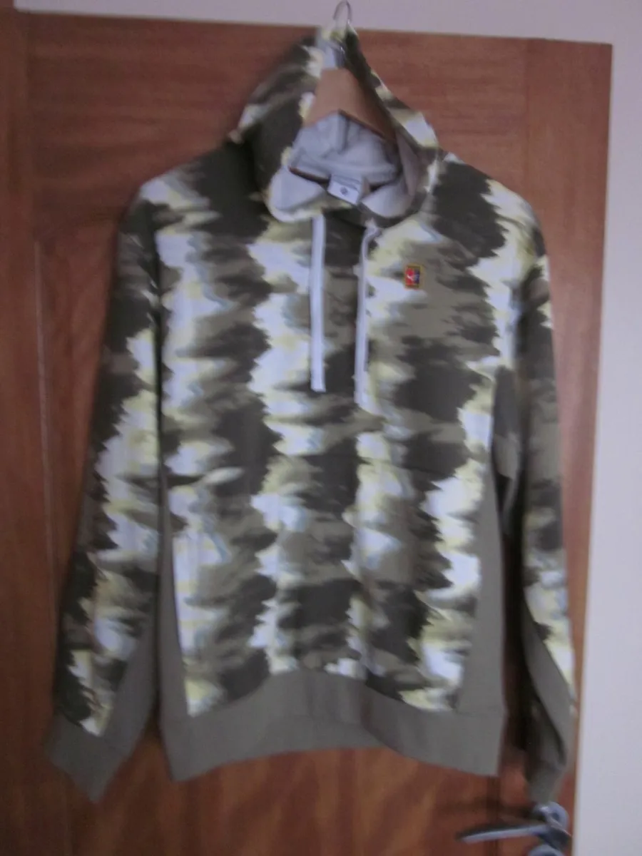 Nike Mens Court Heritage Fleece Tennis Hoodie New - Image 1