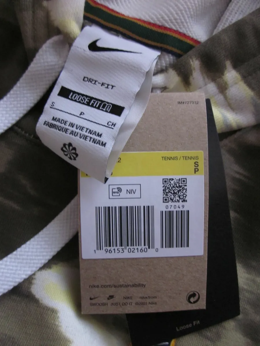 Nike Mens Court Heritage Fleece Tennis Hoodie New - Image 3