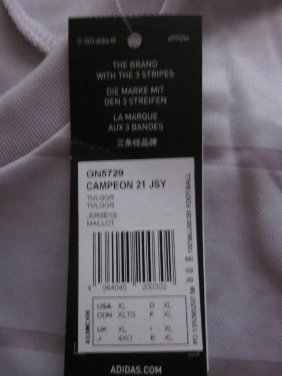 Adidas Campeon 21 Short Sleeve Performance T-Shirt - Image 3