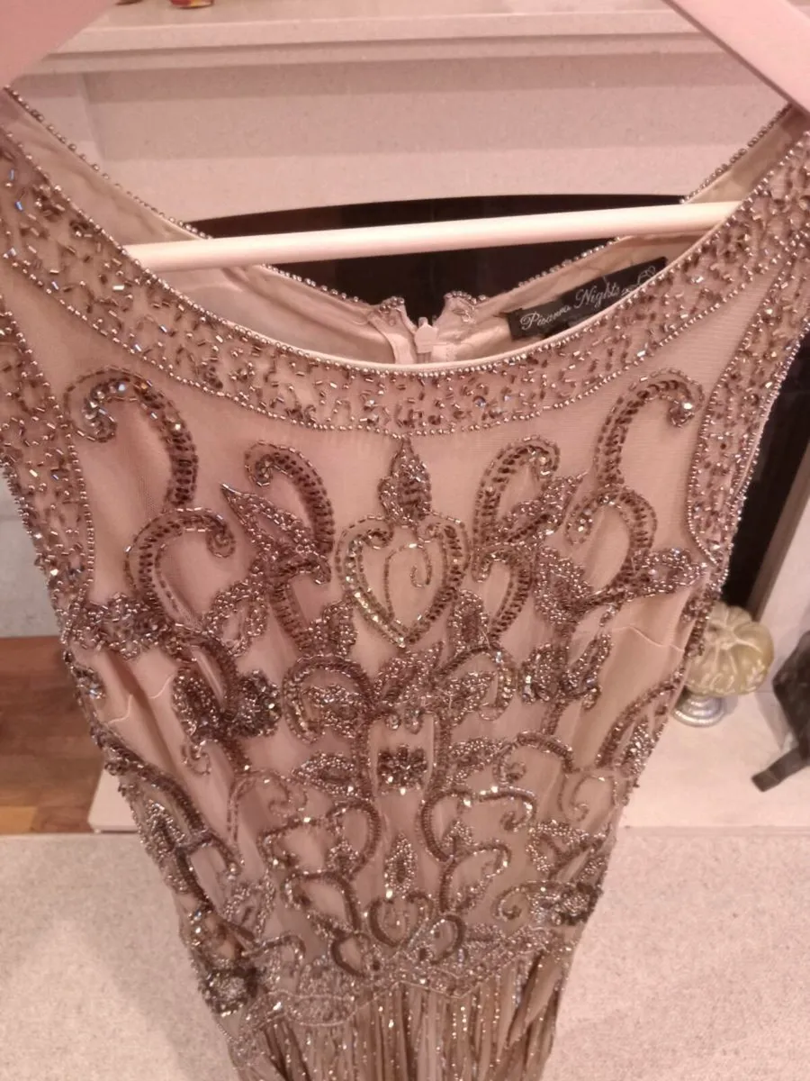 Beaded evening gown, formal dress , GATSBY style - Image 1