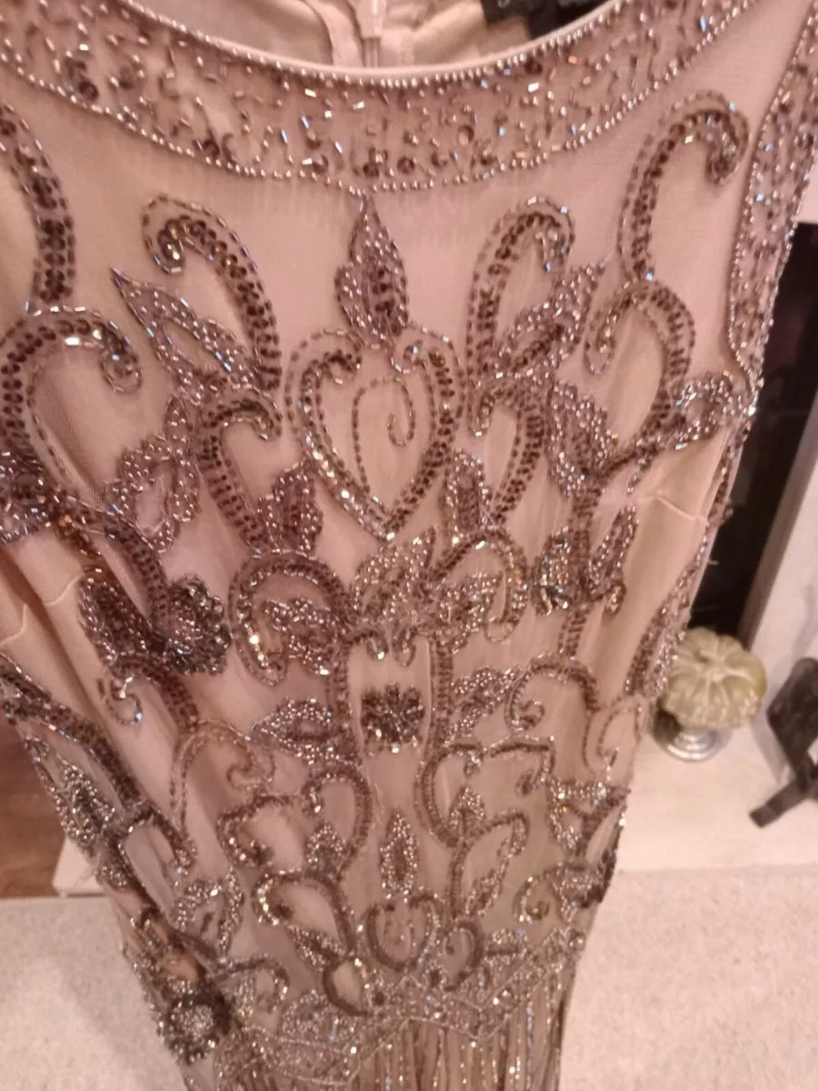 Beaded evening gown, formal dress , GATSBY style - Image 4
